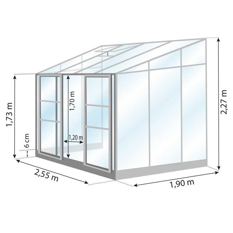 Gewächshaus MELISSA 4,90 m²