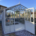 Glashaus AUTHENTIQUE Breite 2,75 m mit Aluminium-Fundamentrahmen
