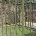 Glashaus AUTHENTIQUE Breite 2,75 m mit Aluminium-Fundamentrahmen