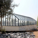 Glashaus VERSAILLES Breite 2,80 m mit Mauersockel