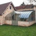Glashaus MONTESQUIEU Breite 2,80 m mit Mauersockel