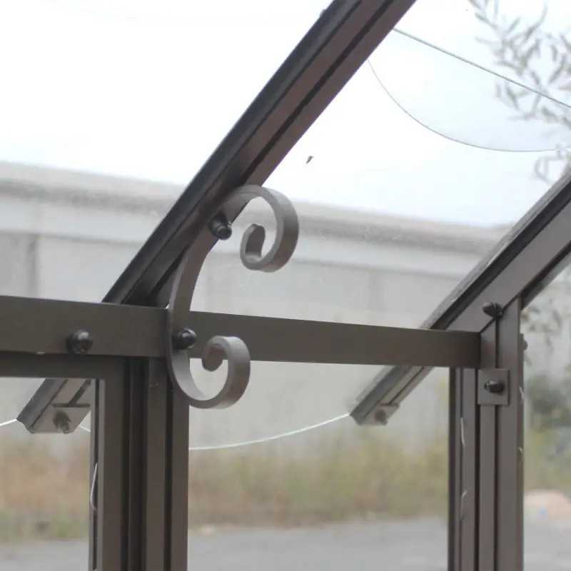 Glashaus MIRABEAU Breite 2,80 m mit Aluminiumsockel