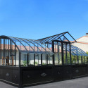 Glashaus MIRABEAU Breite 2,80 m mit Aluminiumsockel
