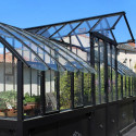 Glashaus MIRABEAU Breite 2,80 m mit Aluminiumsockel