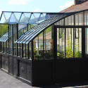 Glashaus MIRABEAU Breite 2,80 m mit Aluminiumsockel