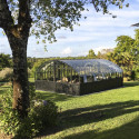 Glashaus AMBOISE Breite 5,60 m mit Aluminiumsockel
