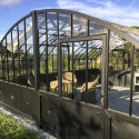 Glashaus AMBOISE Breite 5,60 m mit Aluminiumsockel
