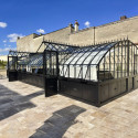 Glashaus AMBOISE Breite 5,60 m mit Aluminiumsockel