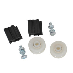 Set mit 2 Rollen und 2 Türführungen - NATURA Kollektion