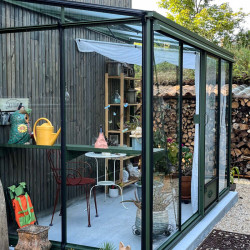 Schattierungsanlage für LUXIA Anlehngewächshäuser Breite 3,06 m