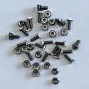 Set mit 40 Hammerkopfschrauben M6x20 mm + 40 Muttern