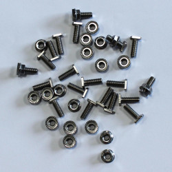 Set mit 40 Hammerkopfschrauben M6x18 mm + 40 Muttern