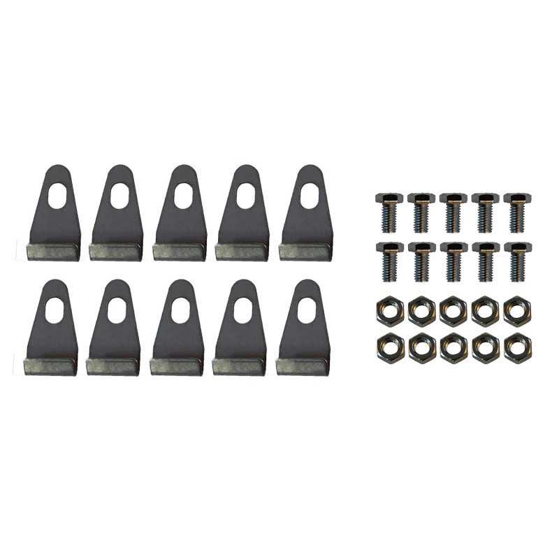 Fundamentrahmen-Befestigungshaken für NATURA-Gewächshäuser