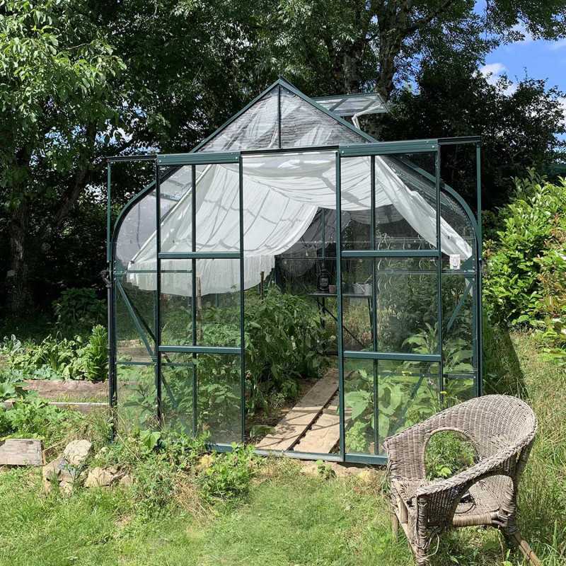 Schattierungsanlage für CARVI, LAURUS und ALOE Gewächshäuser