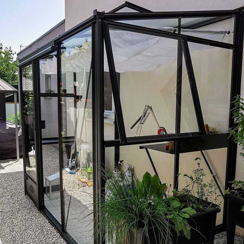 Anlehngewächshaus LUXIA Breite 1,58 m