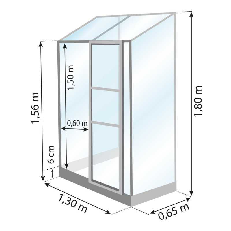 Gewächshaus MELISSA 0,90 m²