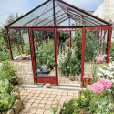 Gewächshaus LUXIA mit Mauersockel Breite 3,09 m