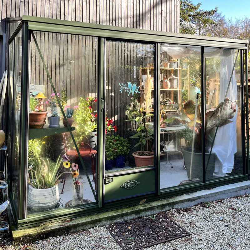 Anlehngewächshaus LUXIA Breite 1,58 m