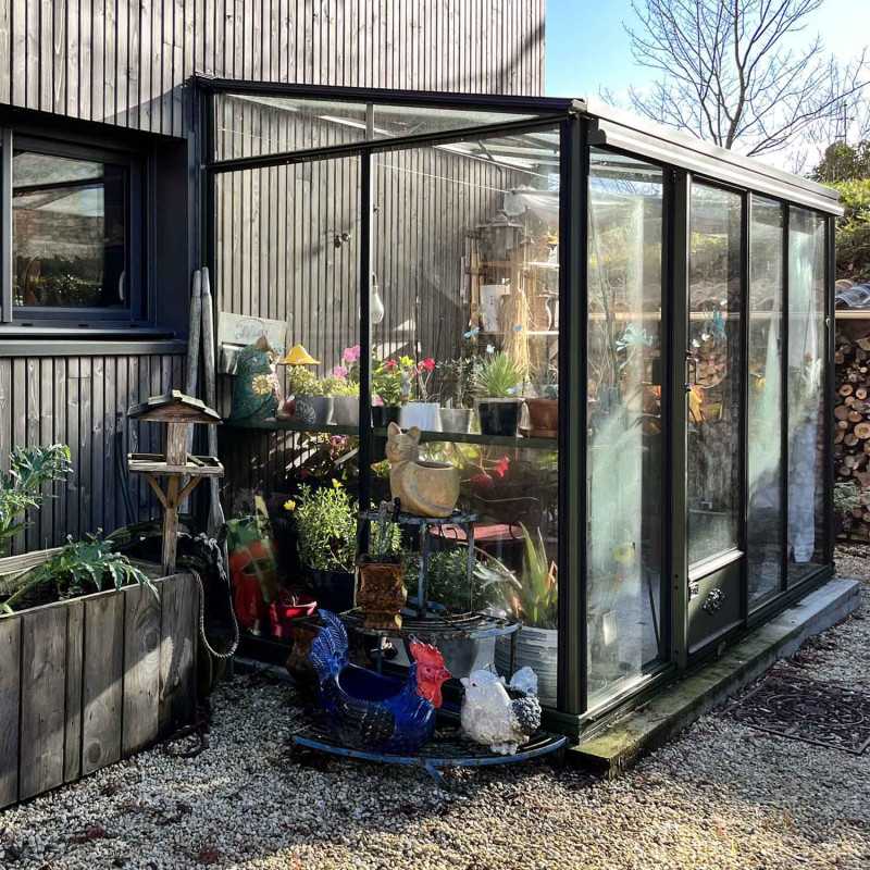 Anlehngewächshaus LUXIA Breite 1,58 m