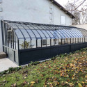 Glashaus CHAMBORD Breite 3,70 m mit Aluminiumsockel