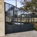 Glashaus CHAMBORD Breite 3,70 m mit Aluminiumsockel