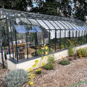 Glashaus VERSAILLES Breite 2,80 m mit Mauersockel