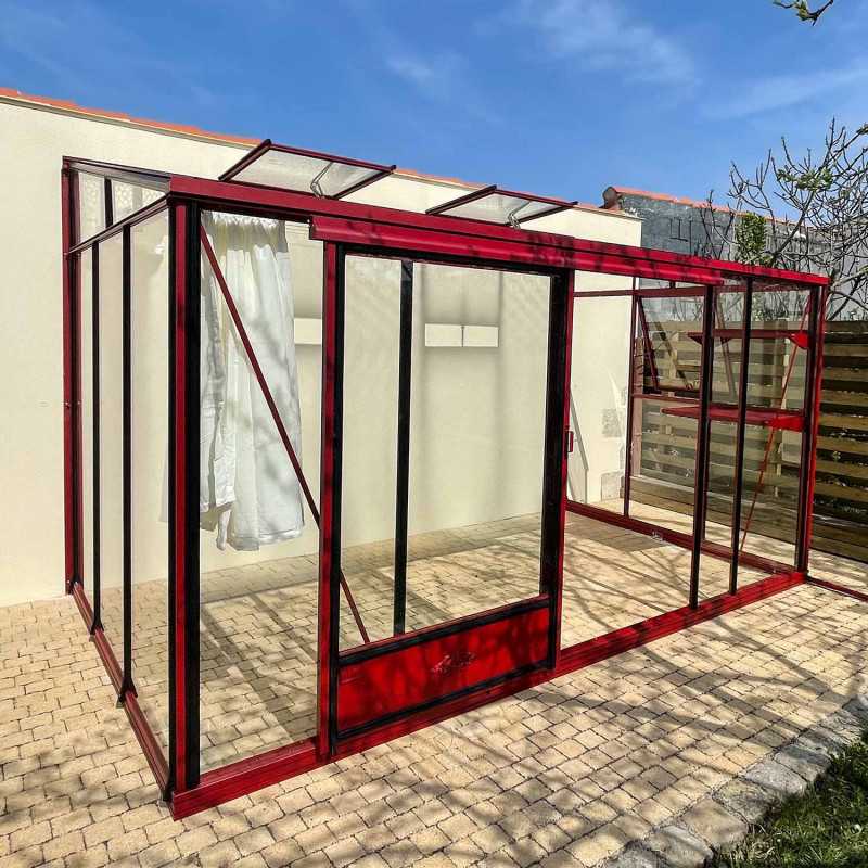 Anlehngewächshaus LUXIA Breite 2,32 m