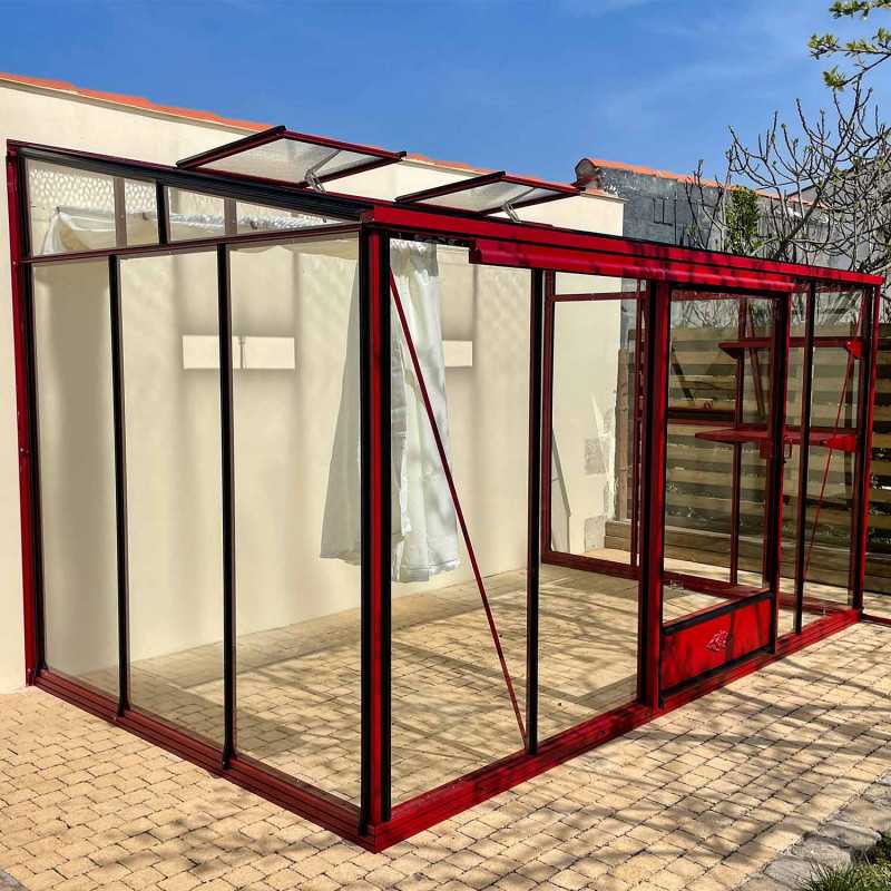 Anlehngewächshaus LUXIA Breite 2,32 m