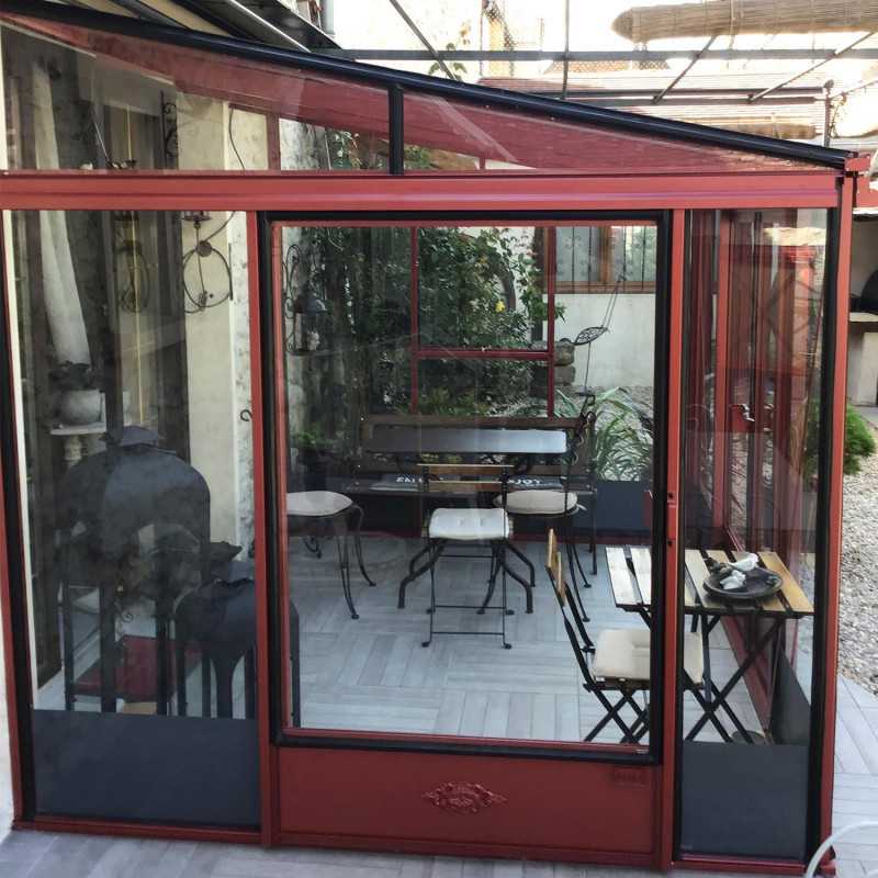 Anlehngewächshaus LUXIA Breite 2,32 m