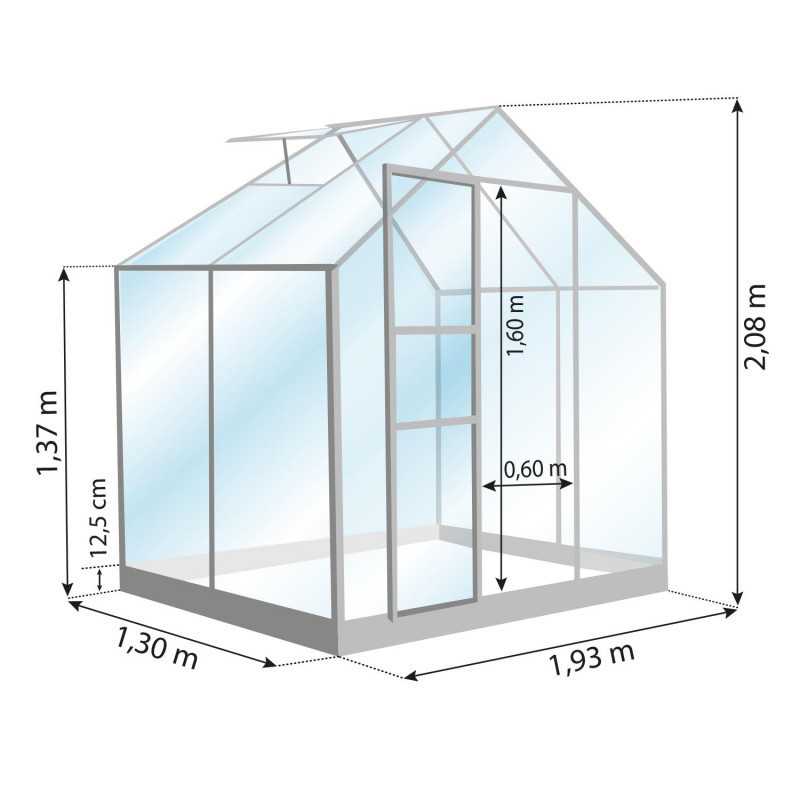 Gewächshaus ALLIUM 2,50 m²