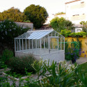 Glashaus CLASSIQUE Breite 2,75 m mit Aluminiumsockel