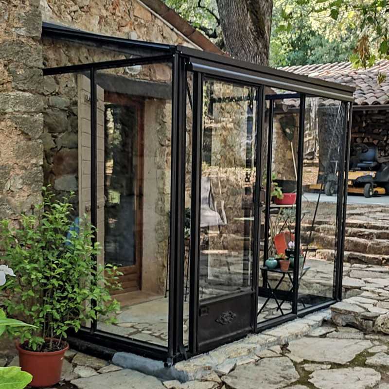 Anlehngewächshaus LUXIA Breite 1,58 m