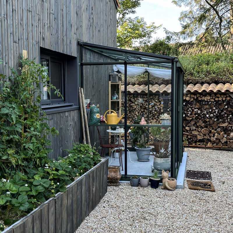 Anlehngewächshaus LUXIA Breite 1,58 m