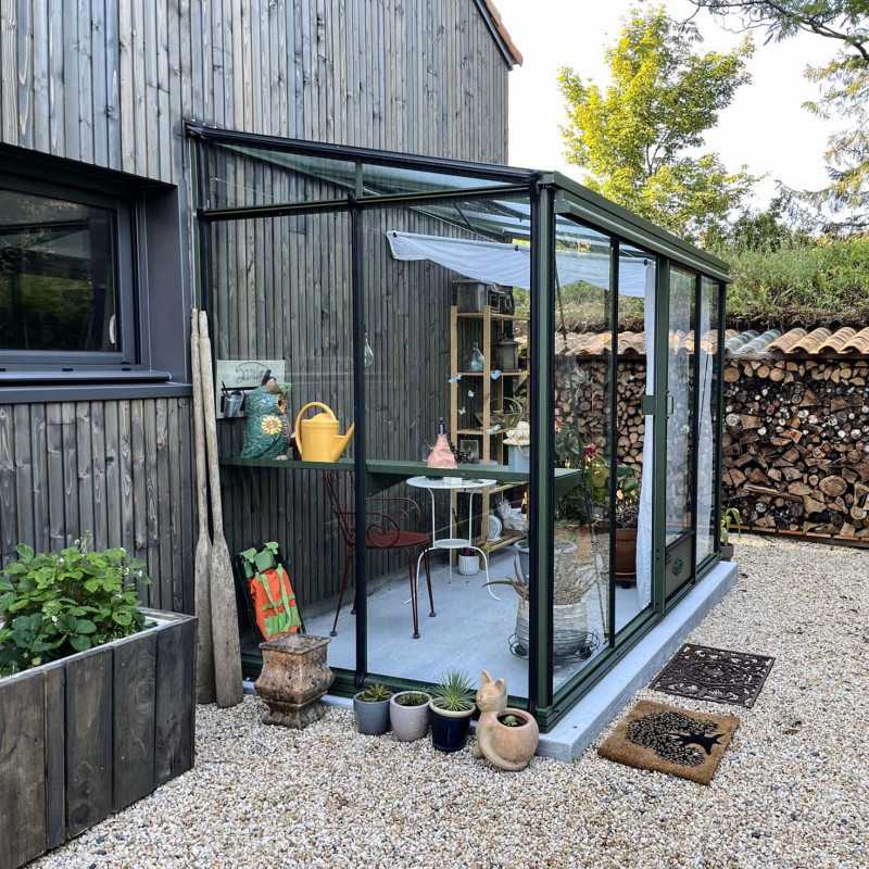 Anlehngewächshaus LUXIA Breite 1,58 m