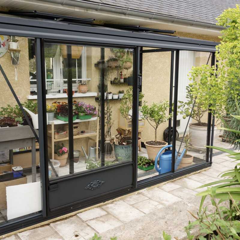 Anlehngewächshaus LUXIA Breite 1,58 m