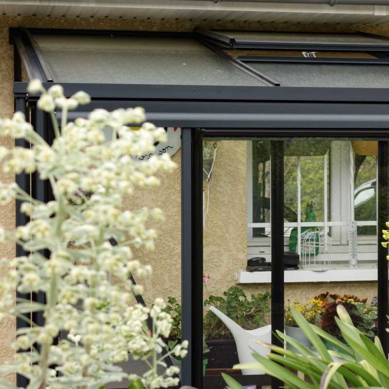 Anlehngewächshaus LUXIA Breite 1,58 m