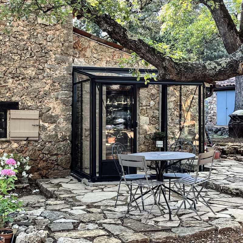 Anlehngewächshaus LUXIA Breite 1,58 m