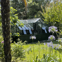 Vintage-Gewächshaus MIRABEAU mit Aluminiumsockel