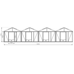 Gewächshaus SUPRA 4 KAPELLEN