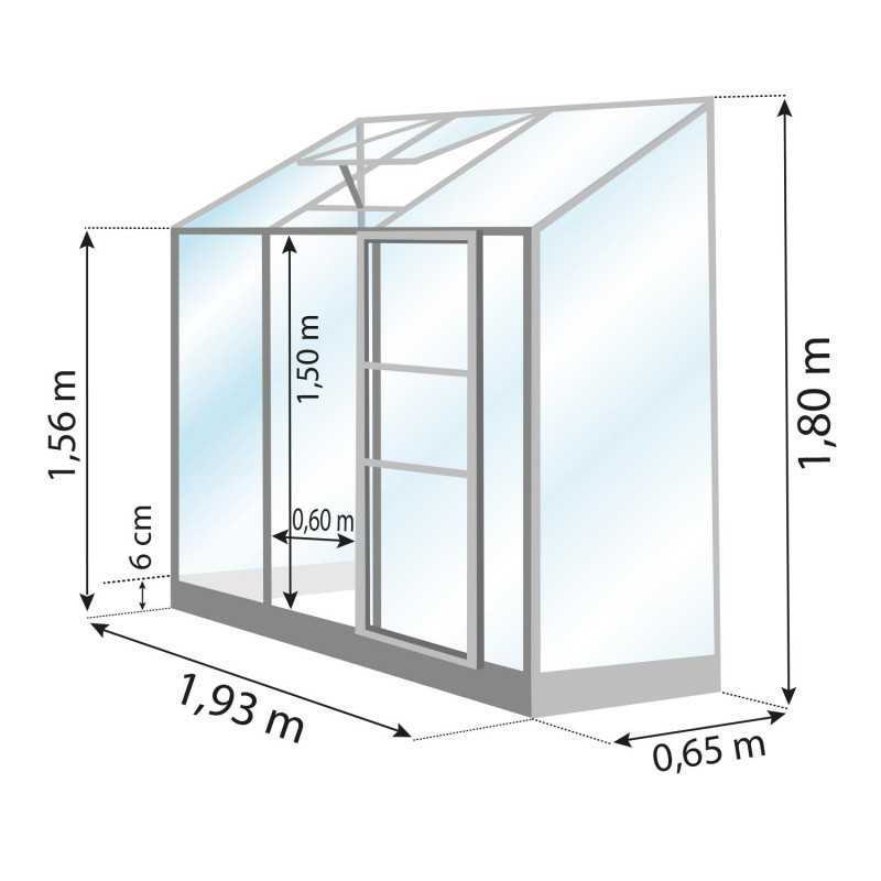 Gewächshaus MELISSA 1,30 m²