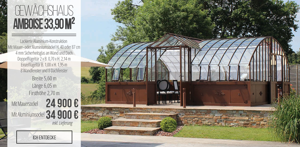 Amboise Gewächshaus